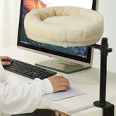 Adjustable Rotating Office Cat Hammock Bed with Iron Support Tektoty